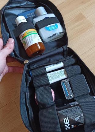 Тактическая аптечка без принта, подвесная аптечка , военная аптечка из ткани. цвет: черный2 фото