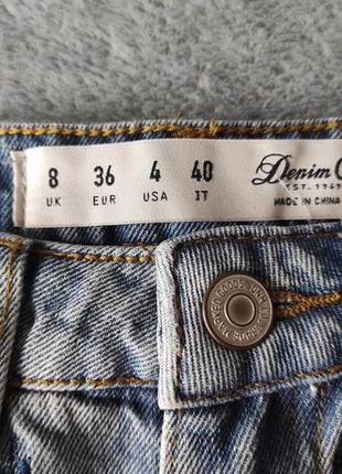 Джинсовые шорты с вышивкой denim co3 фото