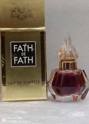 Fath de fath jacques fath 5 мл мініатюра вінтаж рідкість раритет