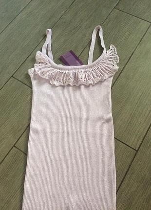 Майка в рубчик