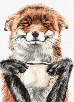 Картина по номерах довольна лисичка