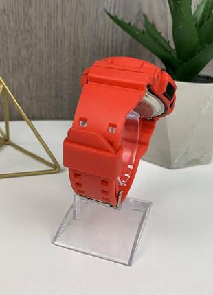 Спортивные мужские наручные часы smael с подсветкой и секундомером, электронные с будильником красные7 фото