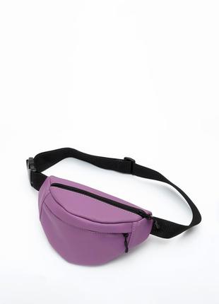 Жіноча фіолетова сумка через плече, сумка на пояс4 фото