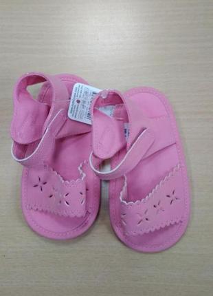 Босоніжки, дитячі, рожеві, розмір 18 місяців, uk4, (eur 20,5), mothercare, 21354, 21355