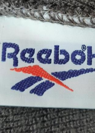 Серая винтажная шапка-бини reebok3 фото