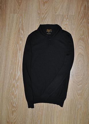 Лонгслив поло реглан william hunt шерсть