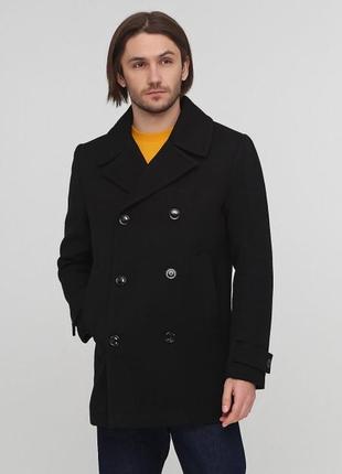 Полупальто куртка теплый пиджак двубортное пальто большой размер1 фото
