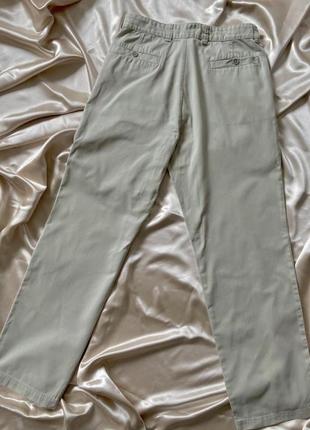 Світлі бежеві брюки штани чинос прямого крою via cortesa2 фото