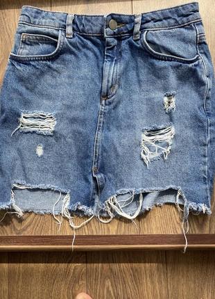 Спідниця джинсова