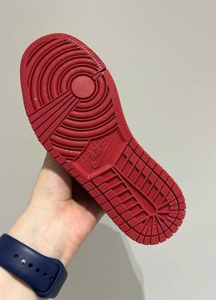 Жіночі кросівки nike air jordan 1 low bred toe 36-37-38-39-40-417 фото