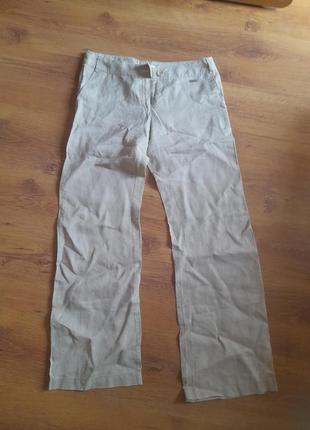 Брюки, штаны палаццо,mango, лен,p.s_m.,