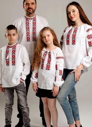 Вышиванка для всей семьи family look5 фото