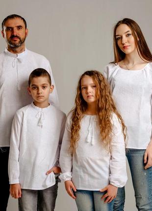 Вышиванка для всей семьи family look6 фото