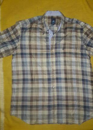 Сорочка льон/ бавовна македонія р. xxl