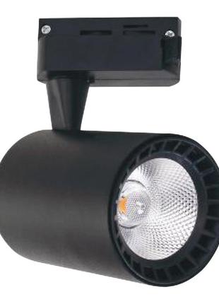 Светодиодный светильник трековый lyon-10 10w черный