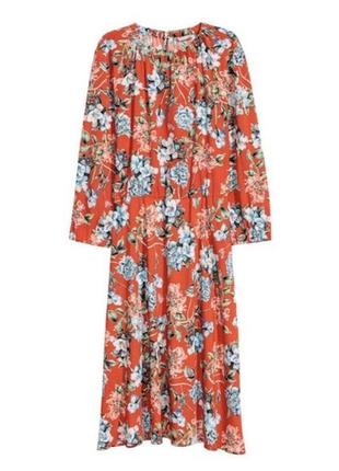 Красивое платье миди h&m 2