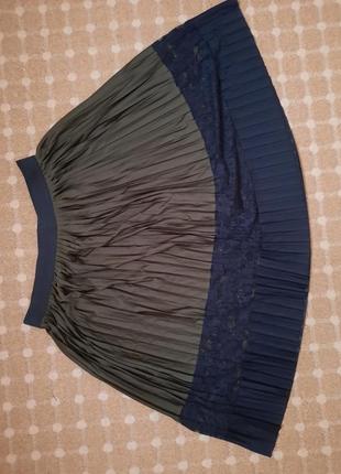 Юбка с кружевом