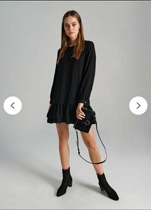 Міні сукня з рюшею