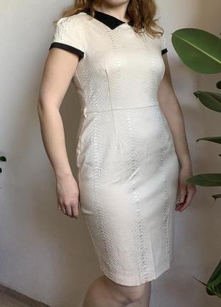 Платье футляр с воротником2 фото