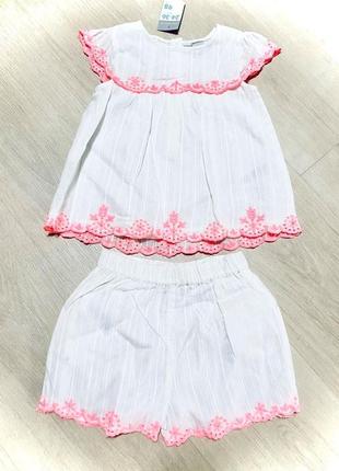 Комплект с вышивкой primark для малышек