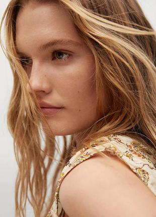 Блуза mango 100% коттон 8