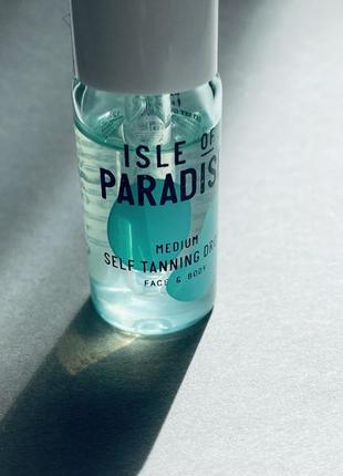 Isle of paradise self-tanning glow drops крапельний автозагар для обличчя та тіла2 фото