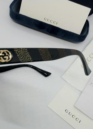 Gucci gg 0325sa 005 окуляри жіночі сонцезахисні блакитні дзеркальні поляризированные в сірій оправі10 фото