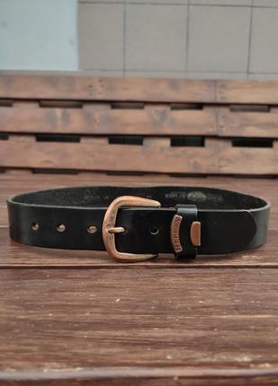 Винтажный ремень replay belts из толстой натуральной кожи diesel levis marlboro classic5 фото