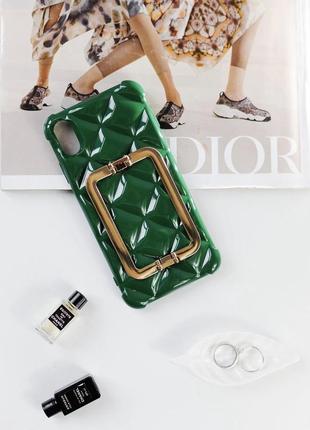 Чехол на айфон iphone 11 12 13 pro max зелёный чихол стильный модный новый 2022