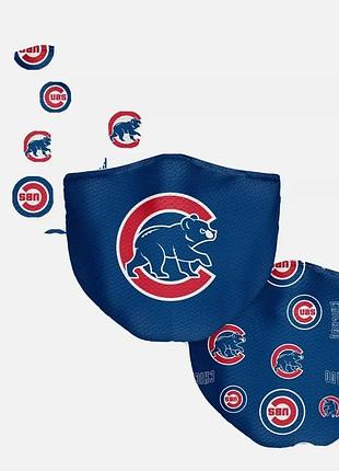Оригінал. набір багаторазових масок mlb new chicago cubs.
