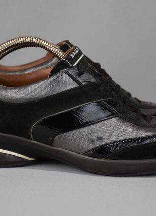 Bally ardmore кроссовки туфли женские кожаные брендовые. италия. оригинал. 38 р./25 см.3 фото