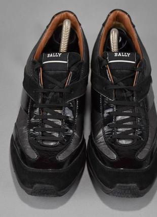 Bally ardmore кроссовки туфли женские кожаные брендовые. италия. оригинал. 38 р./25 см.4 фото