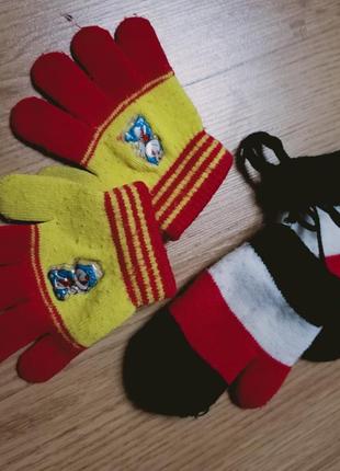 Лот дитячі рукавиці та рукавички
