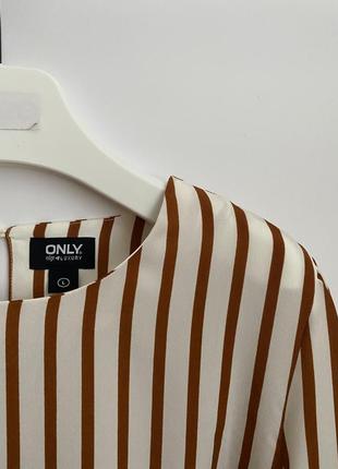 Комплект комбинезон ромпер блузка в полоску брюки укорочённые only6 фото