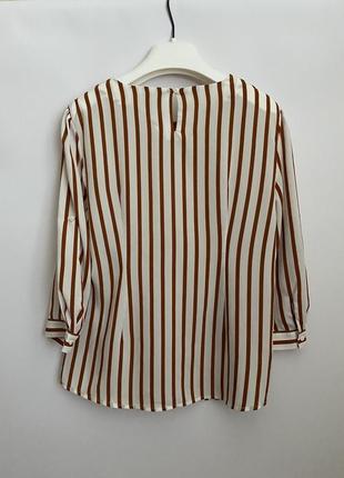 Комплект комбинезон ромпер блузка в полоску брюки укорочённые only7 фото