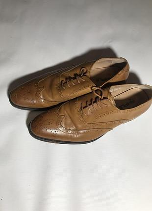 Кожаные броги ample