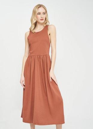 Zara гарна стильна сукня верх рубчик