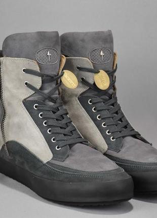 Cesare paciotti 4us сникерсы ботинки кроссовки женские кожаные брендовые италия оригинал 40 р/26.7см2 фото