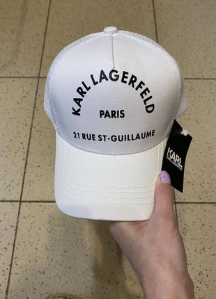 Кепка бейсболка в стилі karl lagerfeld сітка