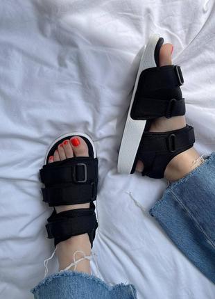 Жіночі сандалі adidas sandals adilette black / чорні сандалі літо smb9 фото