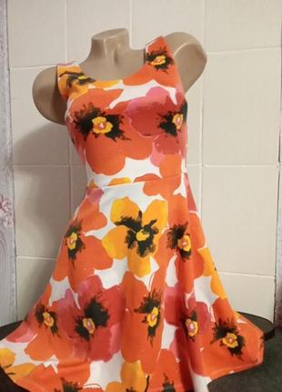 Сукня в квітковий принт/ платье в цветочний принт1 фото