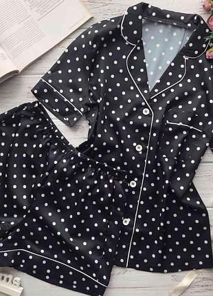 ⭐⭐⭐⭐⭐ шовкова піжама з шортами