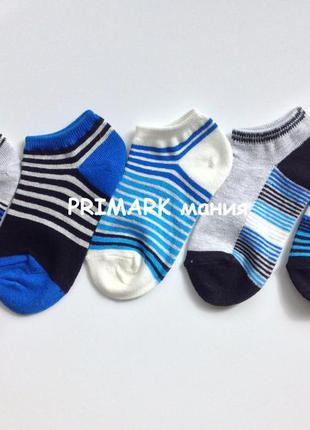 Низкие носки для мальчика primark1 фото