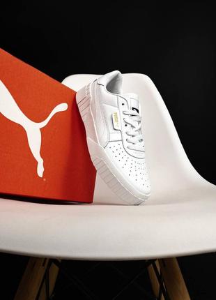 Кросівки puma cali white, кросівки жіночі, кеді