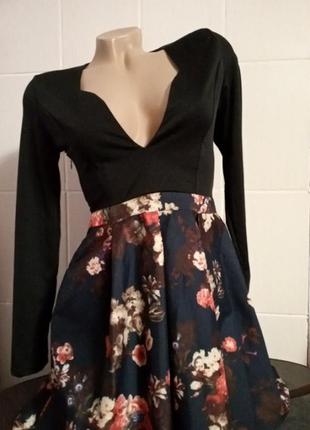 Сукня в квітковий принт / платье в цветочний принт1 фото