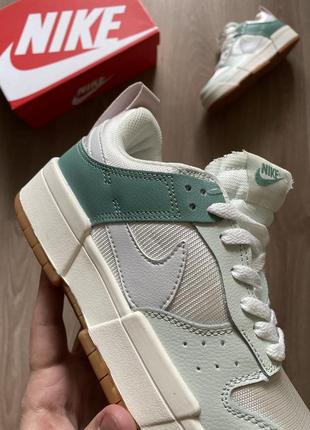 Кросівки nike sb dunk disrupt green white3 фото