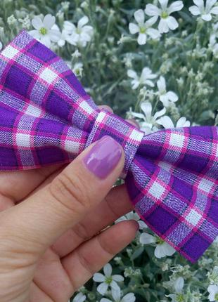 Фиолетовая клеточка ручная работа