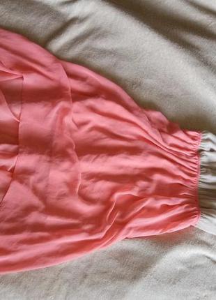 Нежное нарядное коктейльное платье miss selfridge, р. s (10), розовый и пудровый тона.