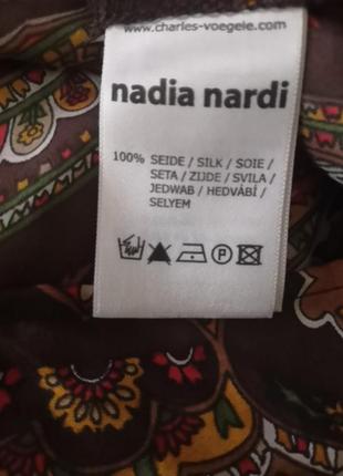 Nadia nardi шелковая блуза винтаж5 фото