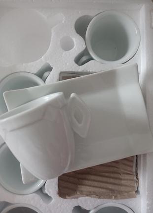Оригинальный набор посуды   для кофе, кофейный сервиз , 12  штук2 фото